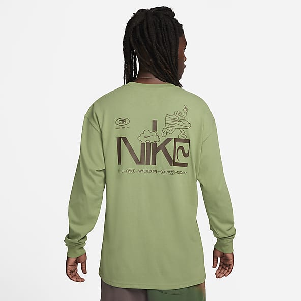 Mens Green Tops T Shirts. Nike